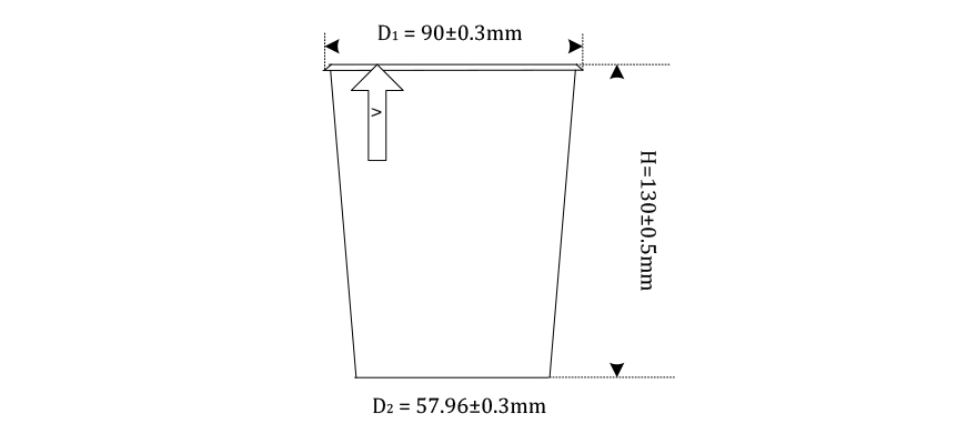 16oz Single Wall 2PE